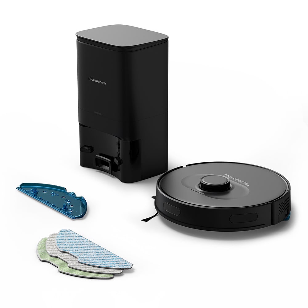 Aspirator robot ROWENTA X-plorer 75 S+ RR8595WH, 0.26l, 21.6V, autonomie max 120 min, negru