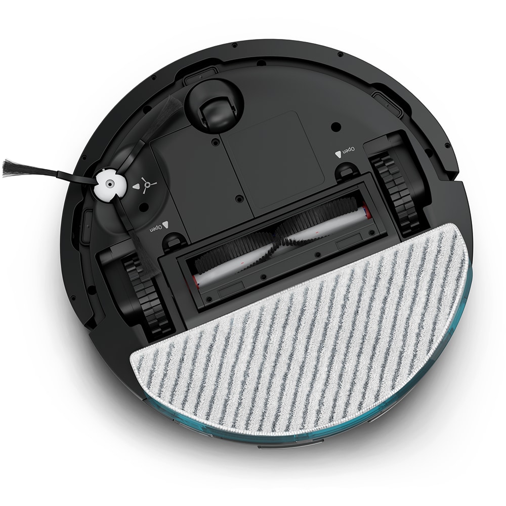 Aspirator robot ROWENTA X-Plorer Serie 85 RR87C5WH, 0.26l, autonomie max 270 min, sistem Smart Aqua Power, negru