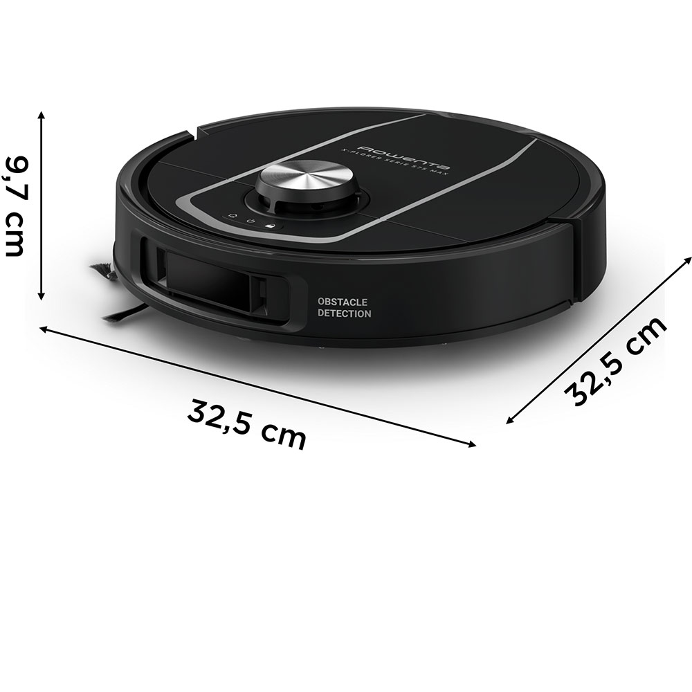 Aspirator robot ROWENTA X-Plorer Serie 575 Max RR95A5E0,0.3l, autonomie max 120 min, negru