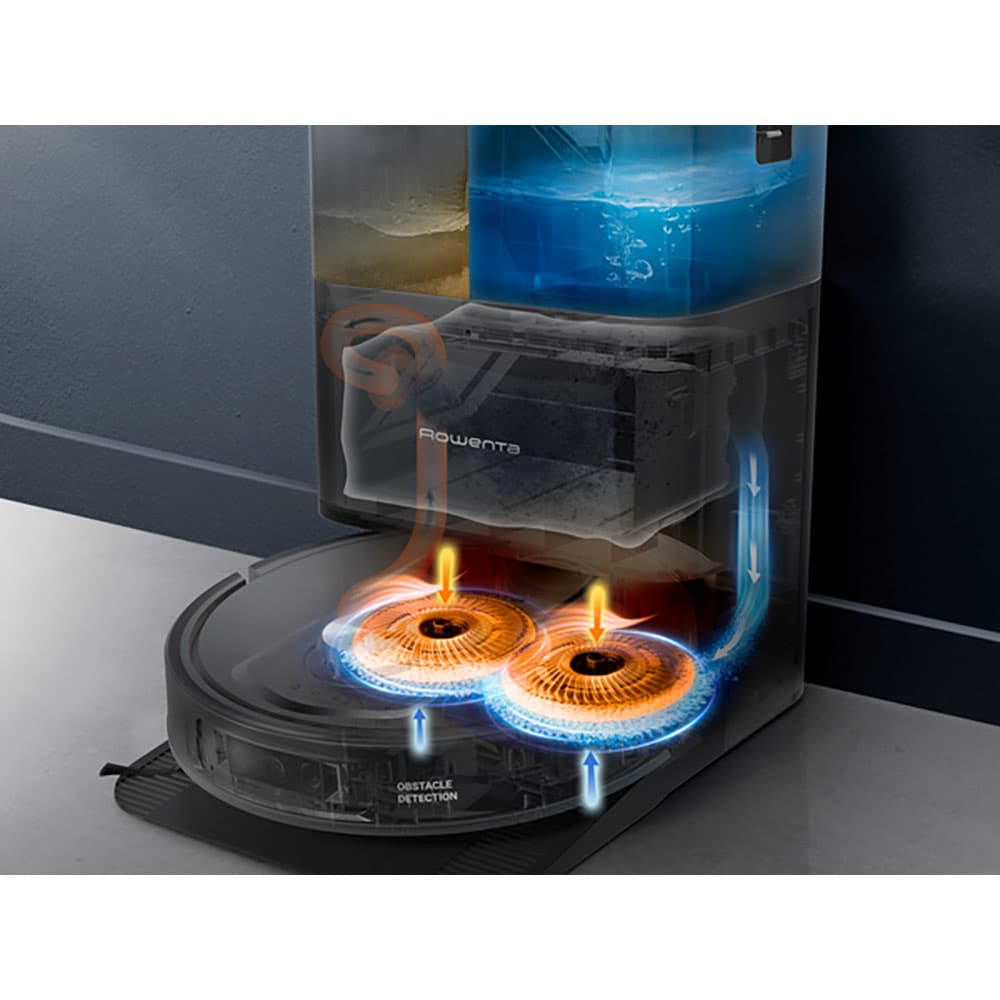Aspirator robot ROWENTA X-Plorer Serie 575 Max RR95A5E0,0.3l, autonomie max 120 min, negru