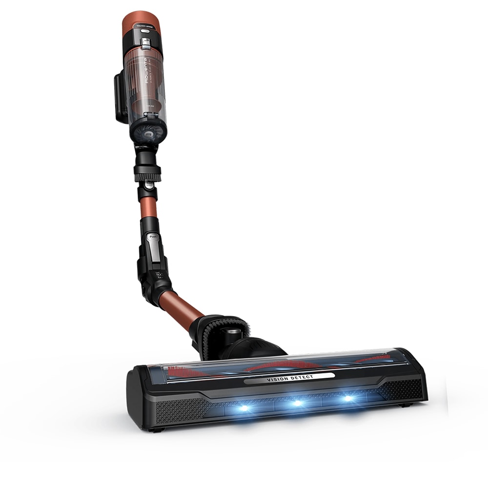 Aspirator vertical ROWENTA X-Force Flex 10.80 RH7A73E0, 0.44l, 18.5V, autonomie max 60 min, portocaliu-negru