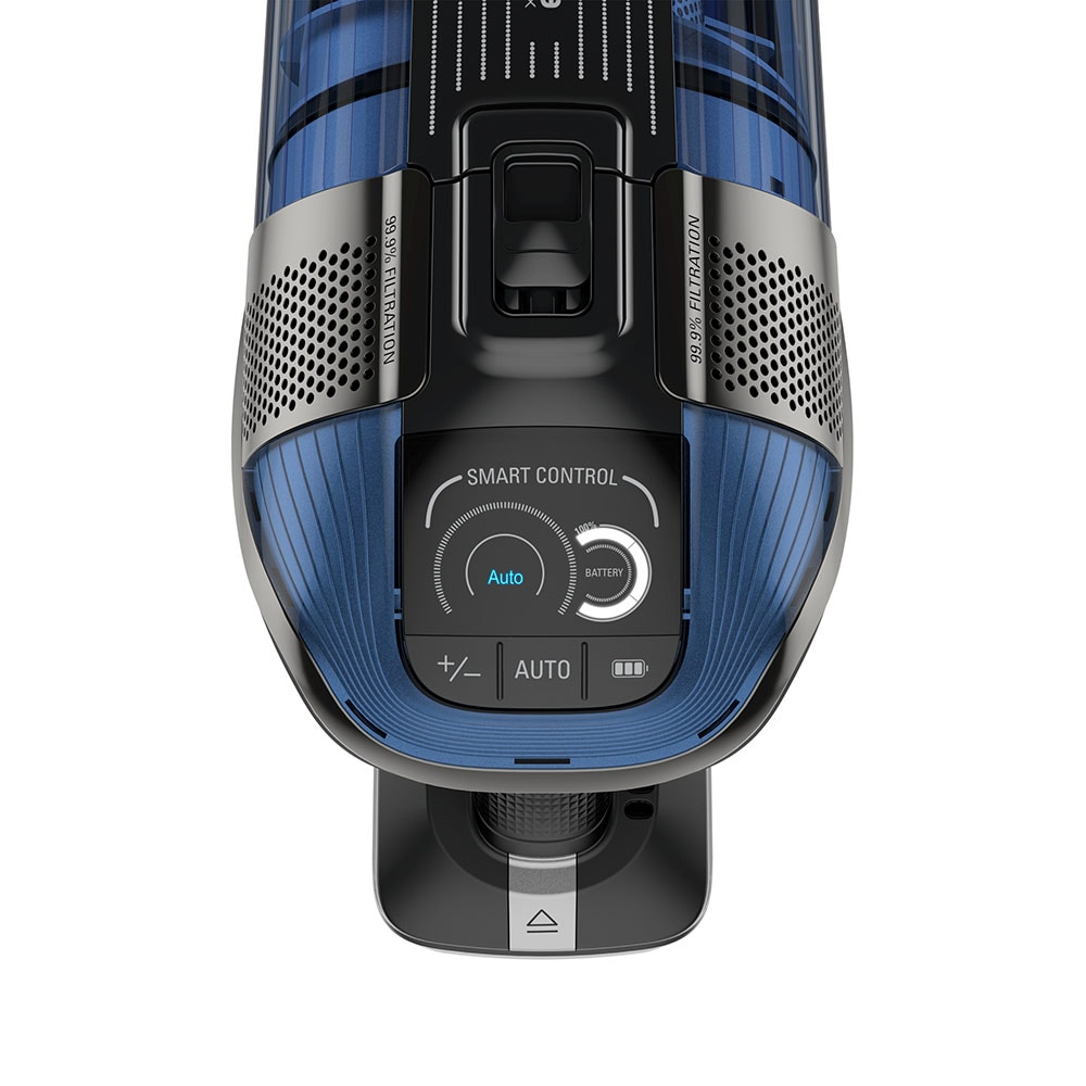 Aspirator vertical ROWENTA X-Force Flex 12.60 Aqua RH98C8WO, 0.9l, 25.2V, autonomie max 45 min, albastru-negru