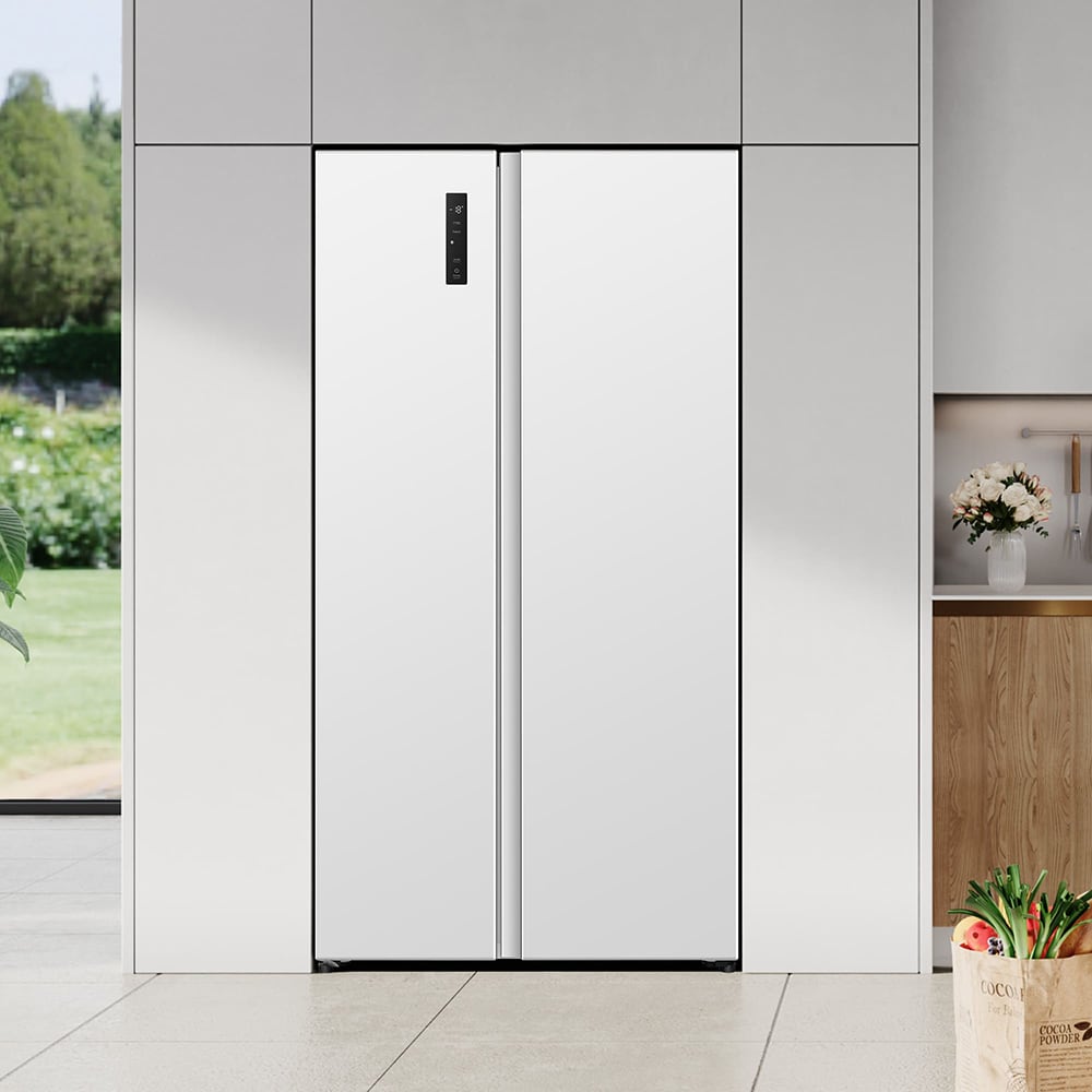 Side by Side HISENSE RS3P538NEWE, Total No Frost, 527 l, H 178.6 cm, Clasa E, alb