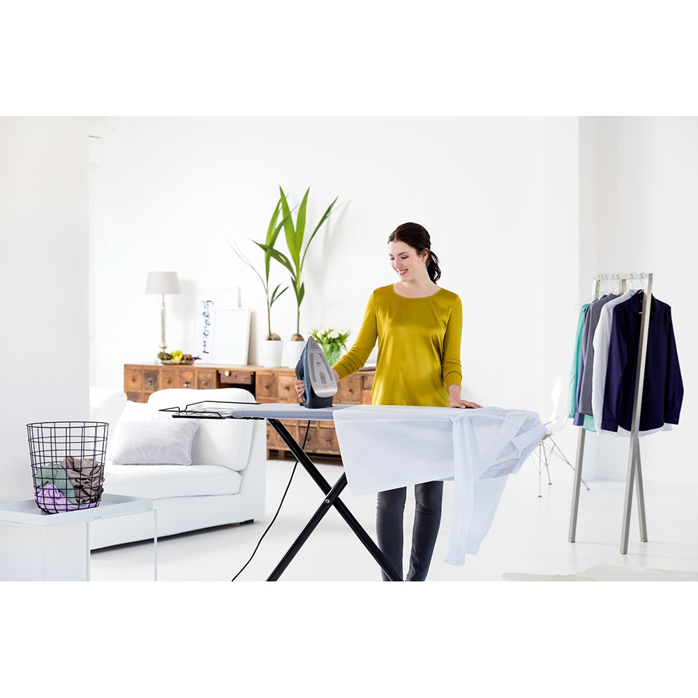 Fier de calcat BRAUN TexStyle 7 SI7160BL, 3000W, 225g/min, 300ml, talpa Eloxal Plus, albastru-negru