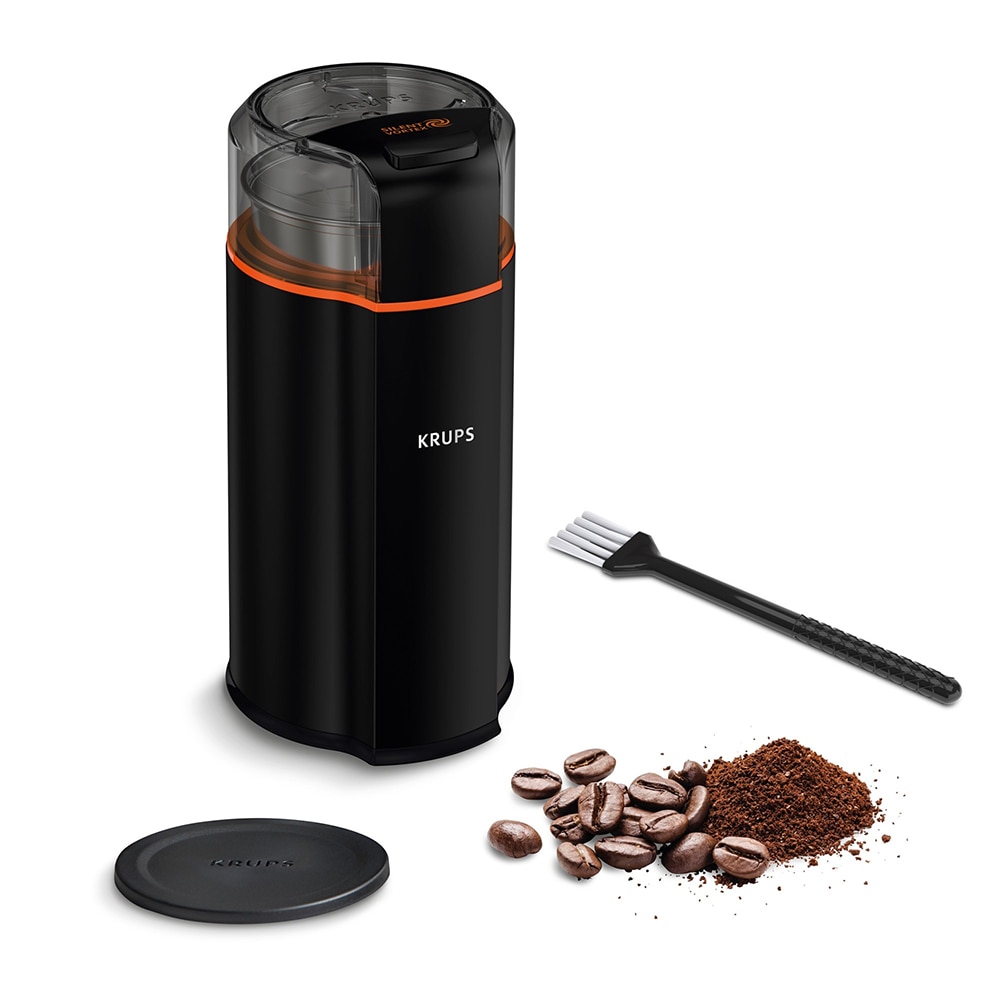 Rasnita cafea KRUPS Silent Vortex GX332810, 90g, 175W, negru