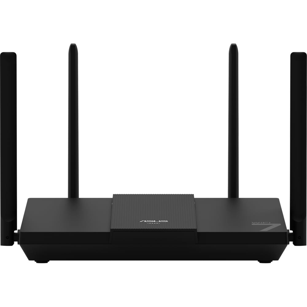 Router Wireless Gigabit ASUS RT-BE50 BE3600, Wi-Fi 7, Dual Band 688 + 6882 Mbps, negru