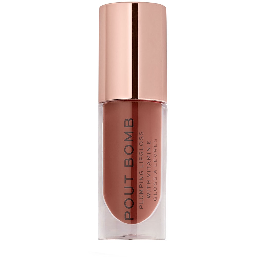 Luciu de buze MAKE UP REVOLUTION Pout Bomb Plumping Gloss, Cookie, 4.6ml