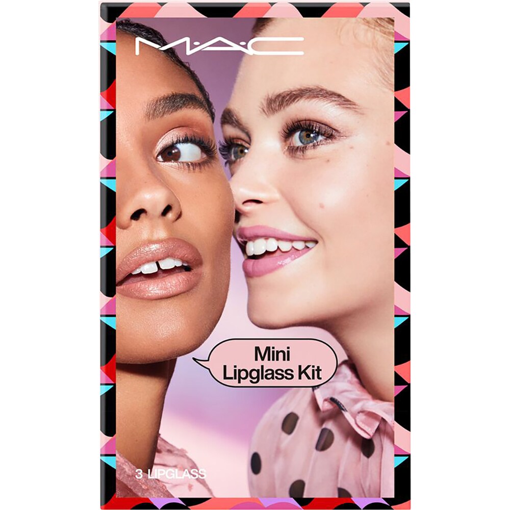 Set MAC Mini Lipglass Kit: Luciu de buze, Sweet as Pie, 2.4g + Luciu de buze, Sister, 2.4g + Luciu de buze, Under the Sheets, 2.4g