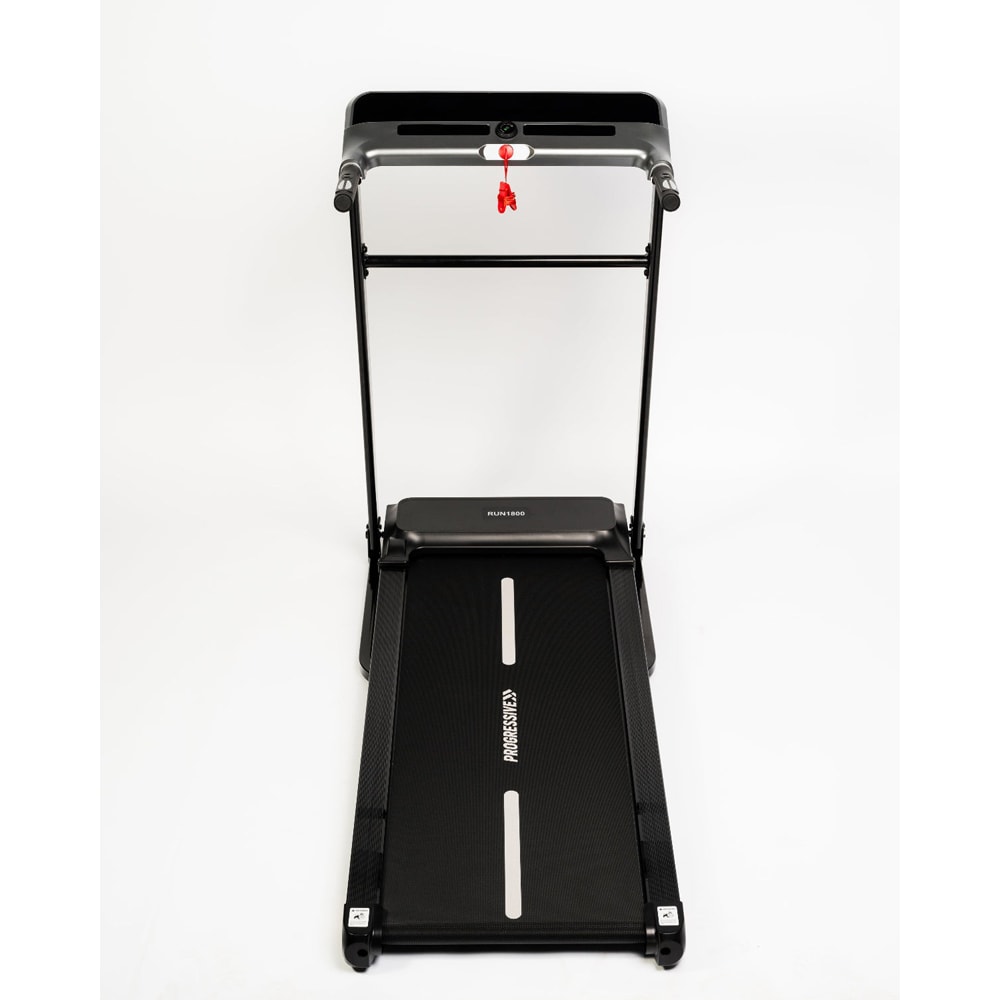 Banda de alergat PROGRESSIVE RUN1800, viteza maxima 12km/h, greutate suportata 120 kg, gri inchis