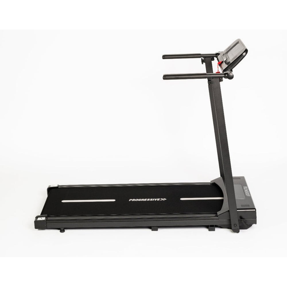 Banda de alergat PROGRESSIVE RUN900F, viteza maxima 10 km/h, greutate suportata 120 kg, gri inchis