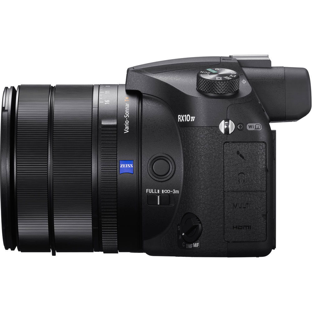 Camera foto digitala SONY Cyber-shot RX10 IV, 20.1 MP, 4K, Wi-Fi, NFC, Obiectiv ZEISS 24-600mm, negru
