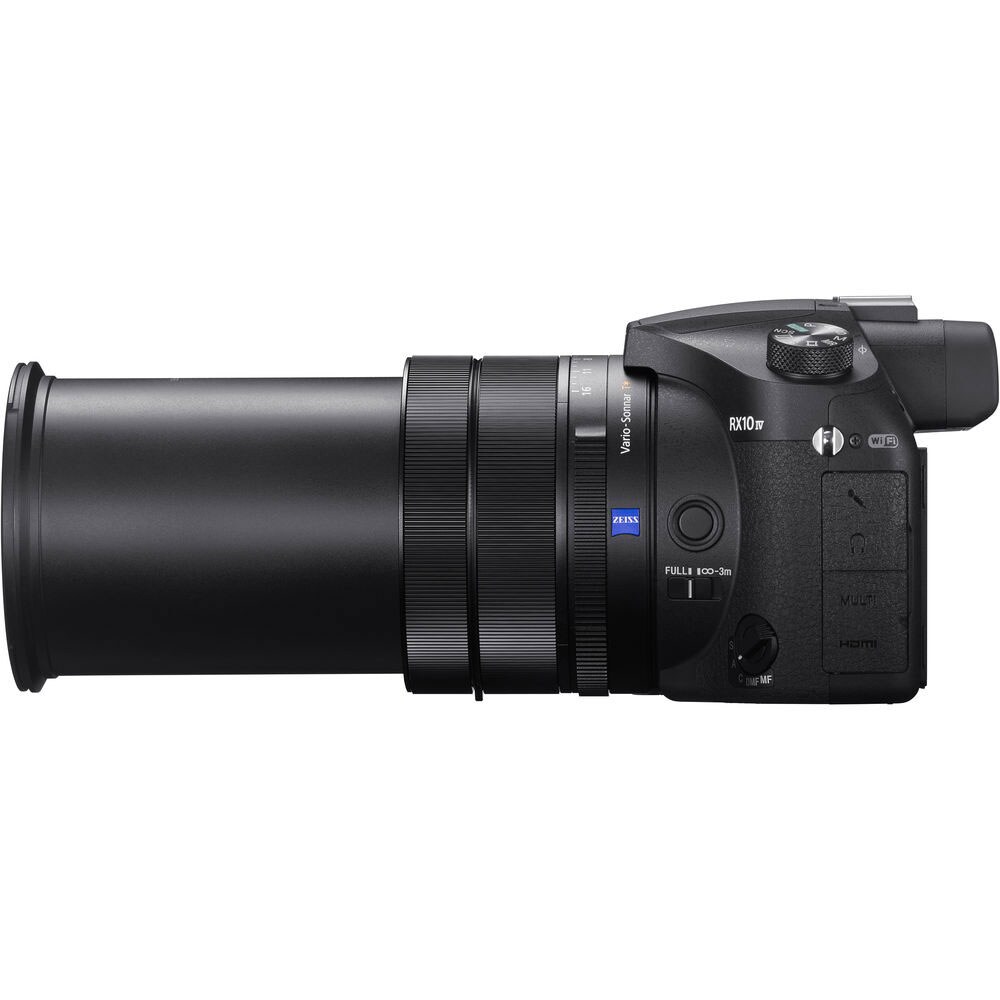 Camera foto digitala SONY Cyber-shot RX10 IV, 20.1 MP, 4K, Wi-Fi, NFC, Obiectiv ZEISS 24-600mm, negru