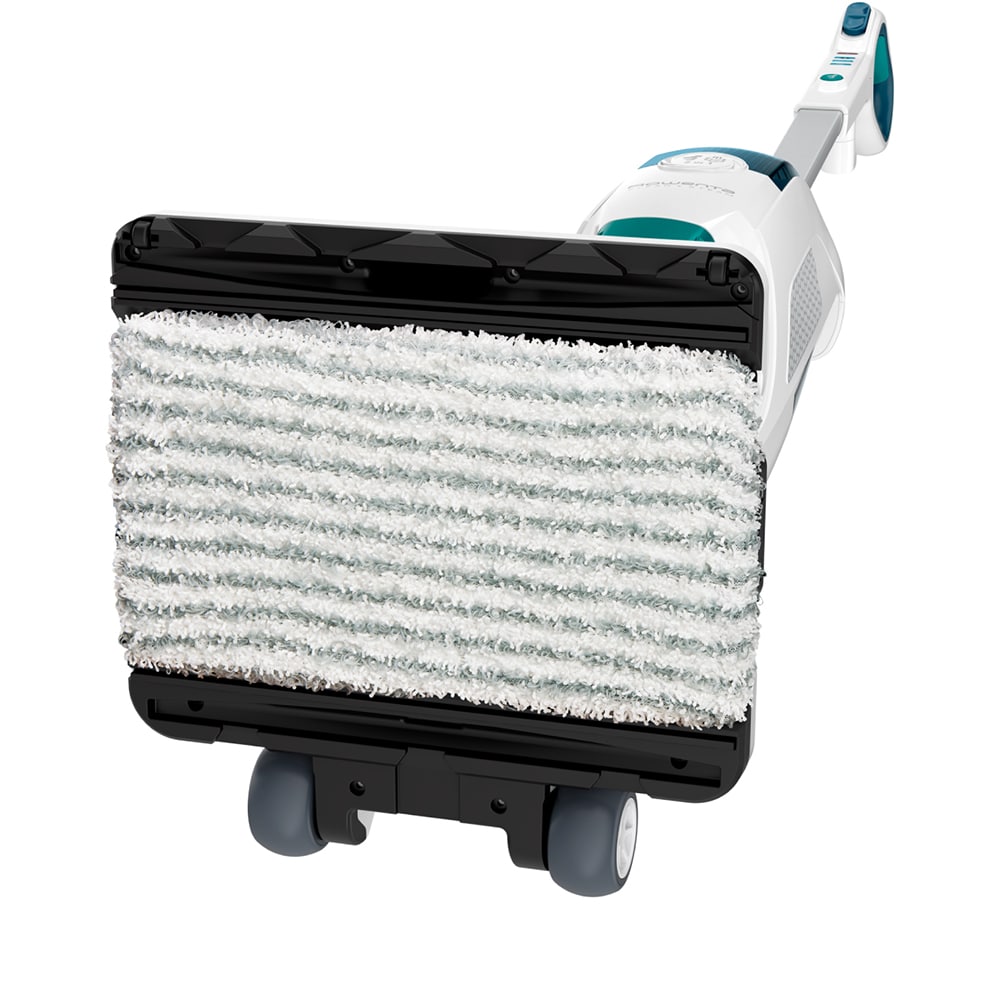 Aspirator vertical cu abur ROWENTA Clean&Steam Revolution RY7777WH, 0.47l, 1500W, alb-albastru