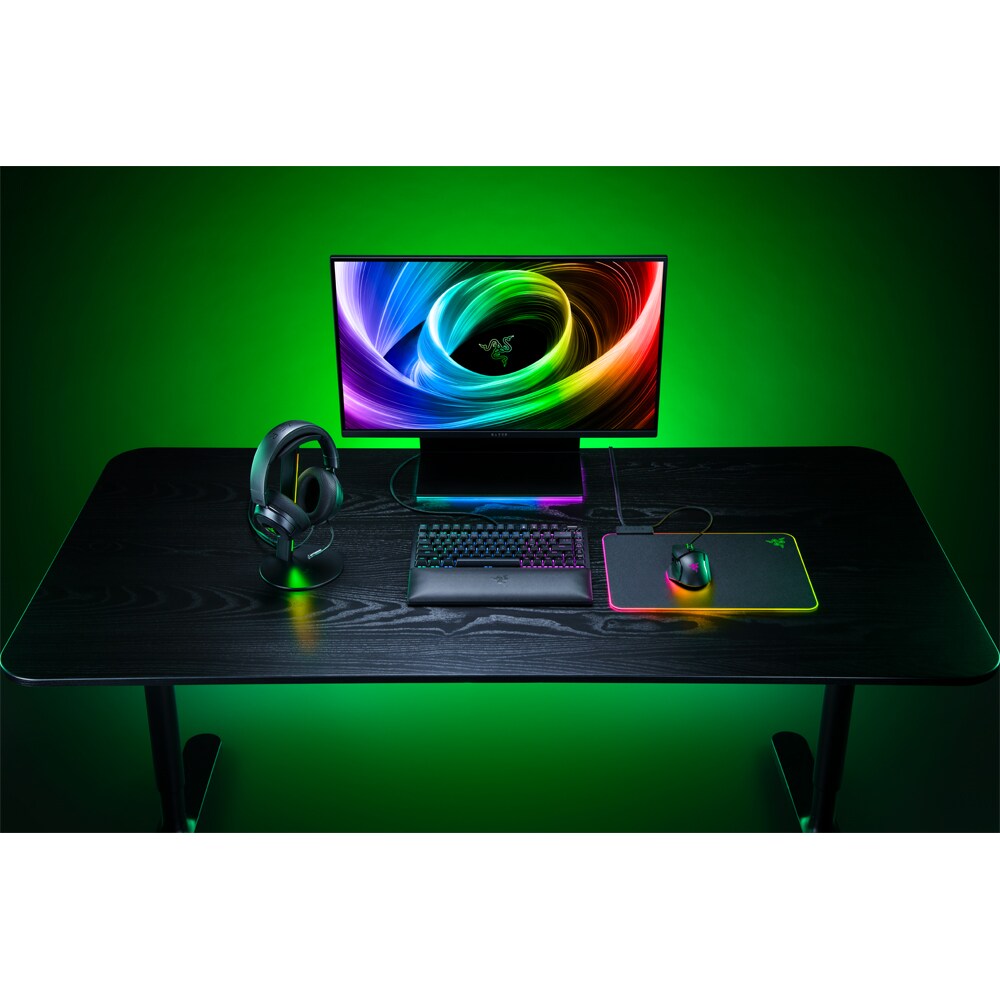 Casti Gaming RAZER Kraken V4 X Sensa HD Haptics, 7.1 surround, Microfon HyperClear Cardioid, negru