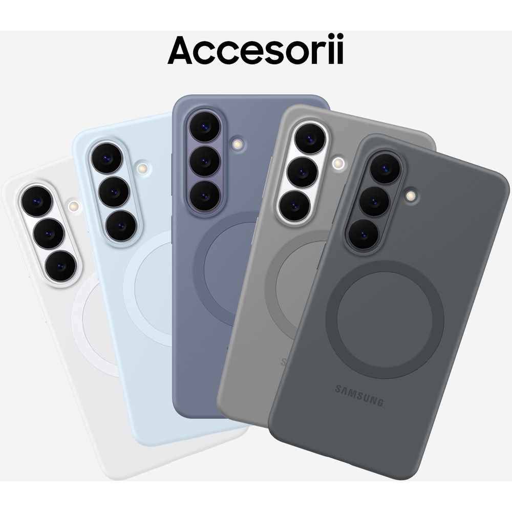 Telefon SAMSUNG Galaxy S26 5G, 512GB, 12GB RAM, Dual SIM, White