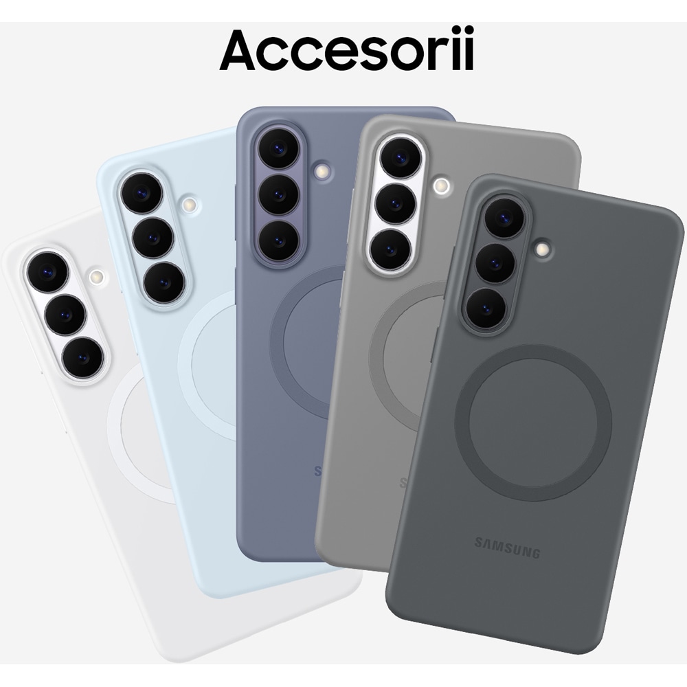 Telefon SAMSUNG Galaxy S26+ 5G, 512GB, 12GB RAM, Dual SIM, White