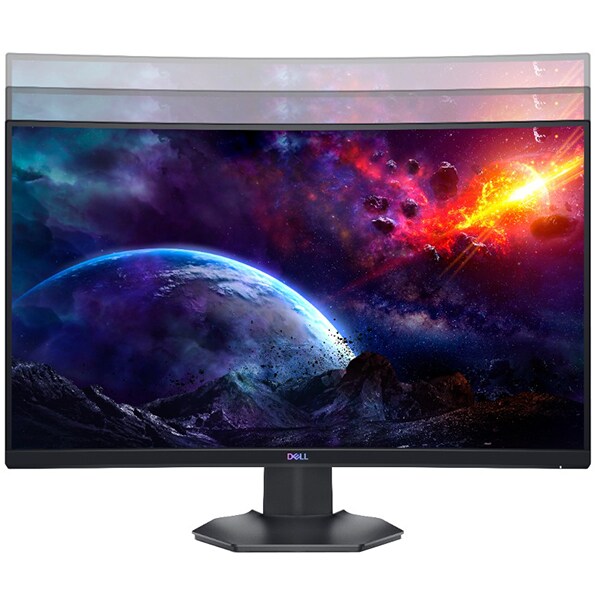 Monitor Gaming curbat LED VA DELL S2721HGF, 27", Full HD, 144Hz, NVIDIA G-Sync, negru