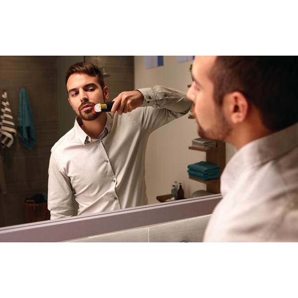 Aparat de tuns barba PHILIPS BeardTrimmer BT9290/32, ghidaj laser, acumulator, 60 min, negru - argintiu