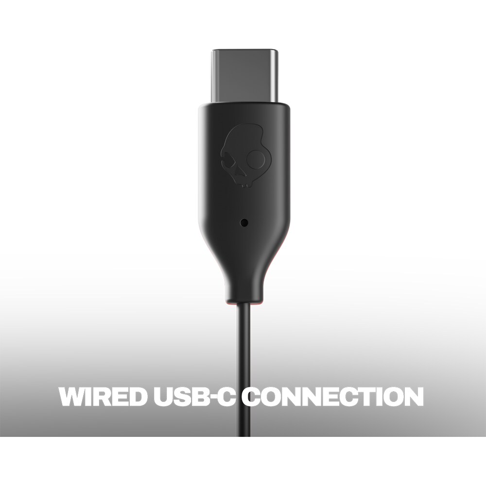 Casti SKULLCANDY Jib, Cu Fir, In-Ear, Microfon, USB-C, True Black