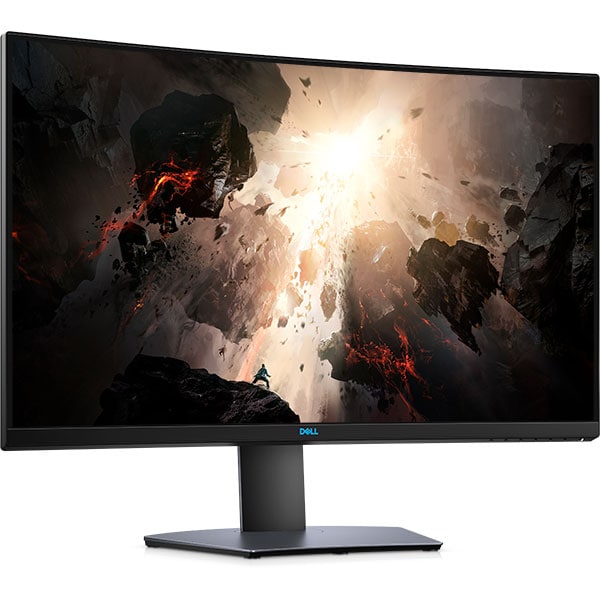 Monitor LED VA DELL S3220DGF, 32", QHD, 165Hz, FreeSync, negru-argintiu
