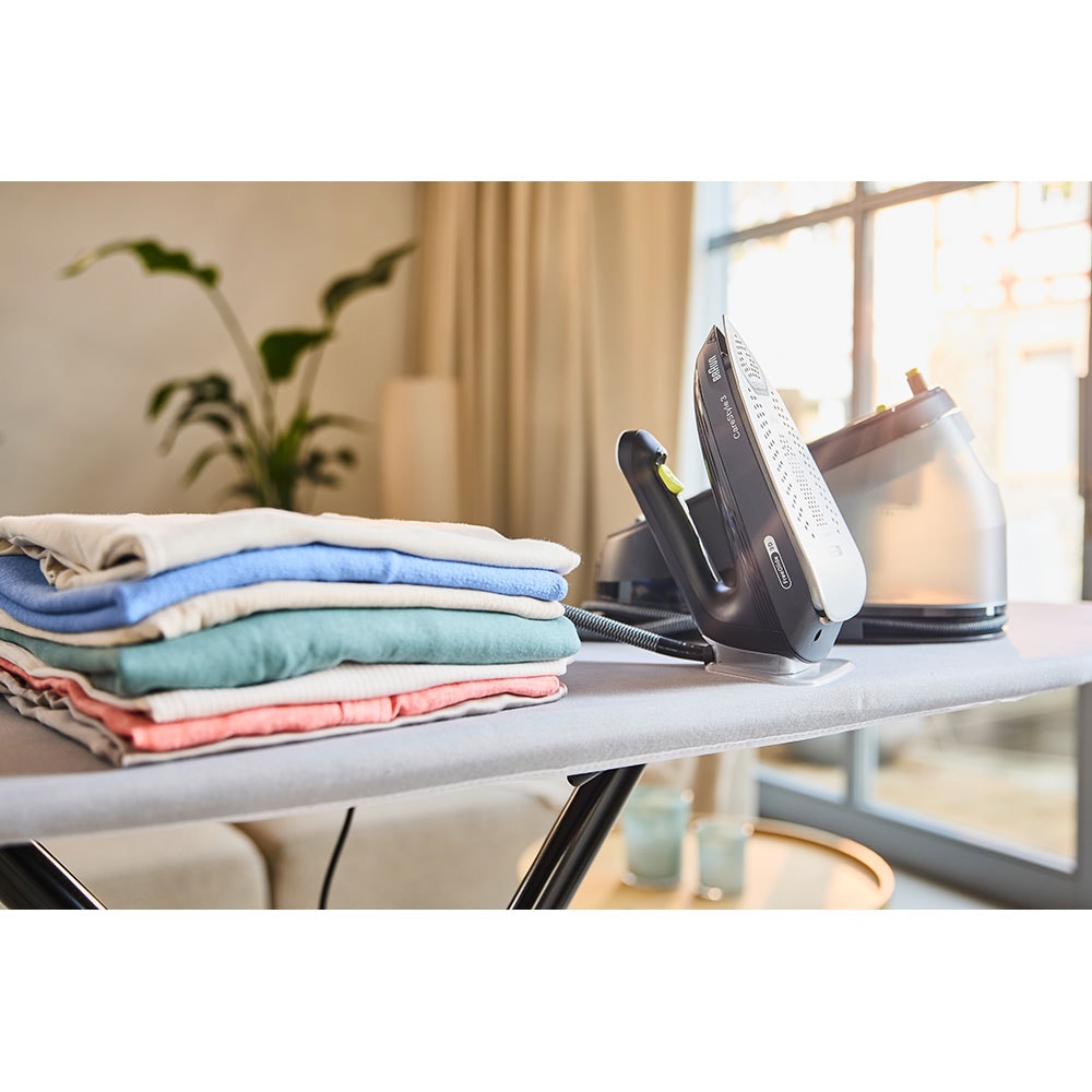 Statie de calcat BRAUN CareStyle 3 IS3257BK, 2200W, 500g/min, 1.8l, talpa EloxalPlus, negru