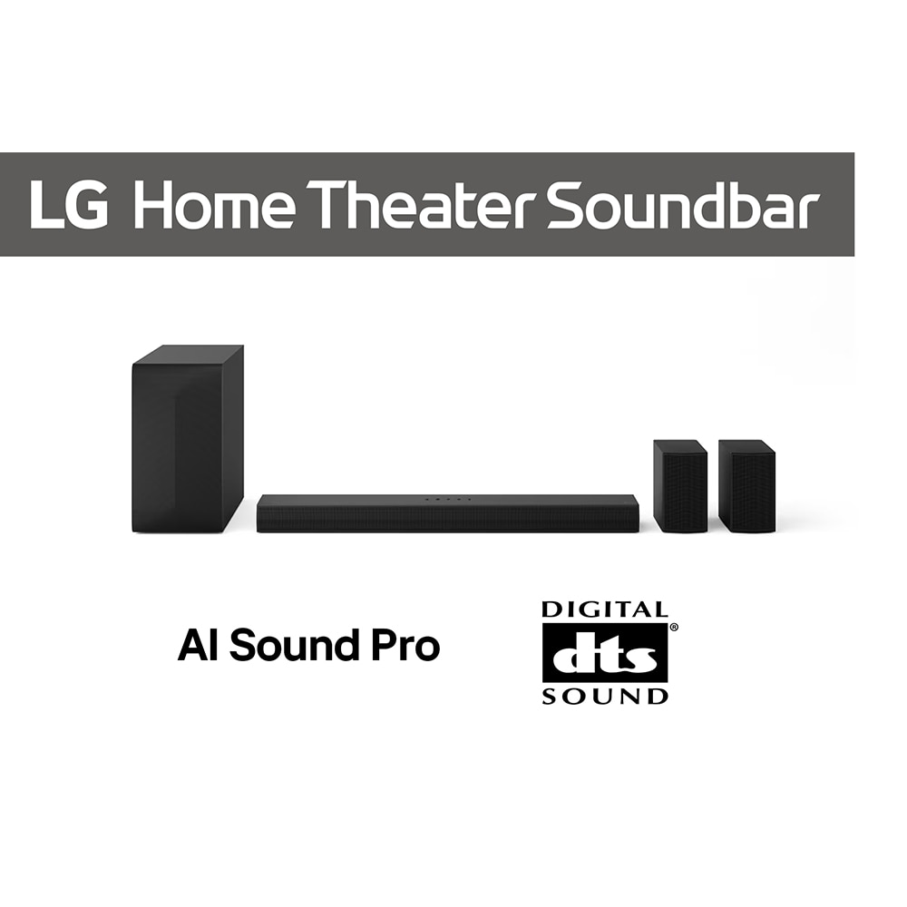 Soundbar LG S40TR, 4.1, 400W, Bluetooth, Subwoofer Wireless, Dolby Digital, negru