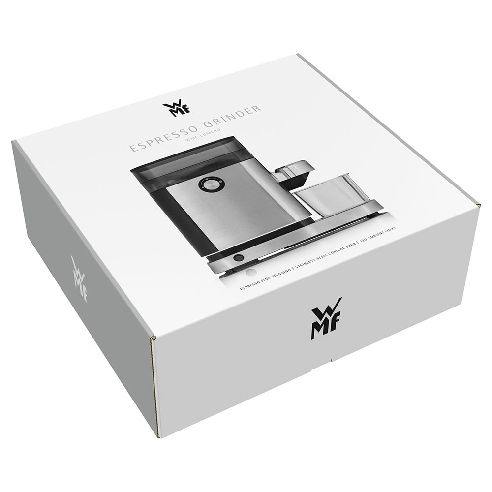 Rasnita cafea WMF Lumero 417080011, 150g, 150W, argintiu-negru 