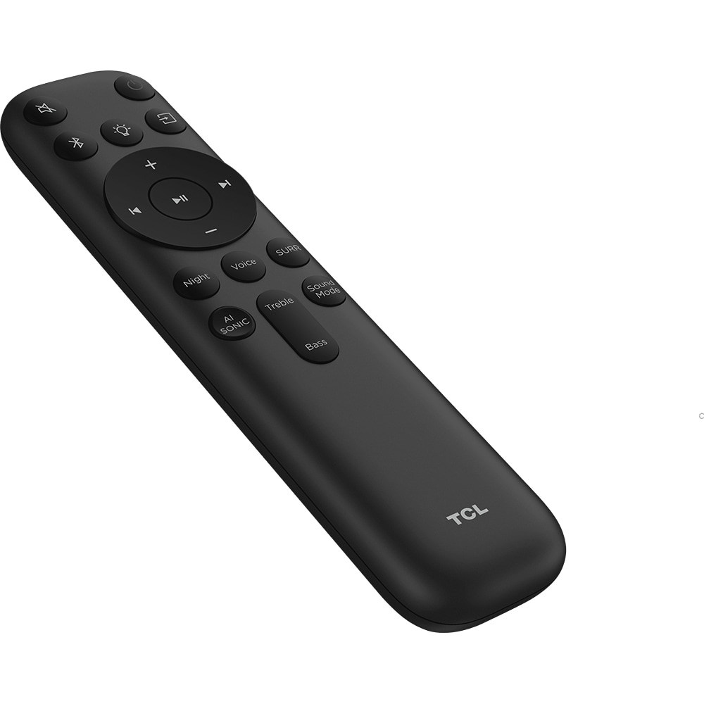 Soundbar TCL S55H, 2.1, 220W, Bluetooth, Dolby Atmos, Subwoofer Wireless, negru