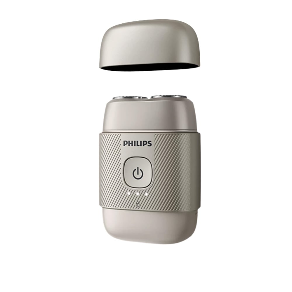 Aparat de ras PHILIPS Shaver Series 500 S596/06, autonomie 40 min, 3 elemente de taiere, bej