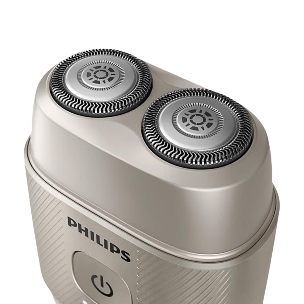 Aparat de ras PHILIPS Shaver Series 500 S596/06, autonomie 40 min, 3 elemente de taiere, bej