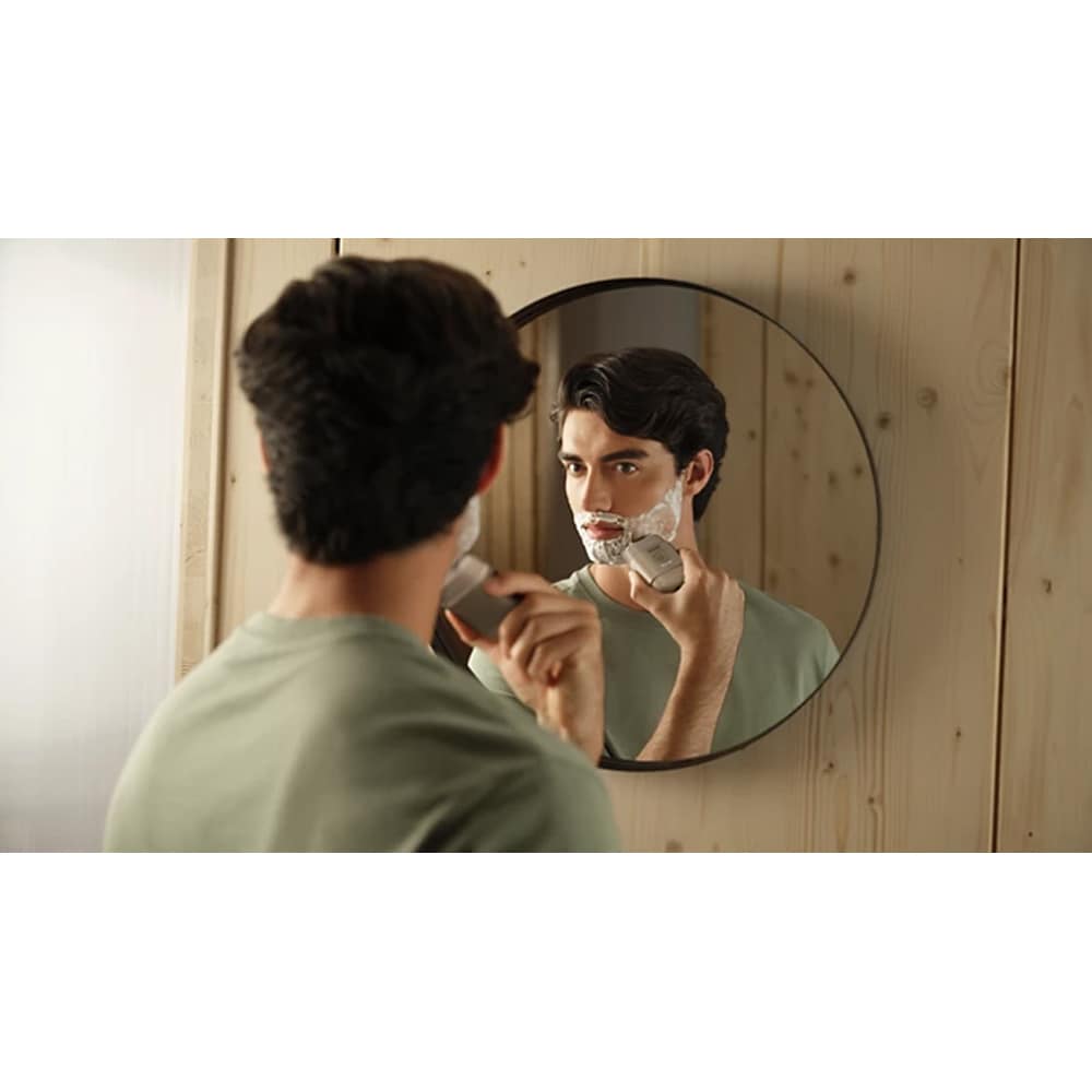 Aparat de ras PHILIPS Shaver Series 500 S596/06, autonomie 40 min, 3 elemente de taiere, bej