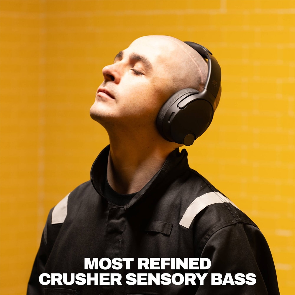 Casti SKULLCANDY Crusher 1080, Bluetooth, Over-ear, Microfon, Noise Cancelling, True Black