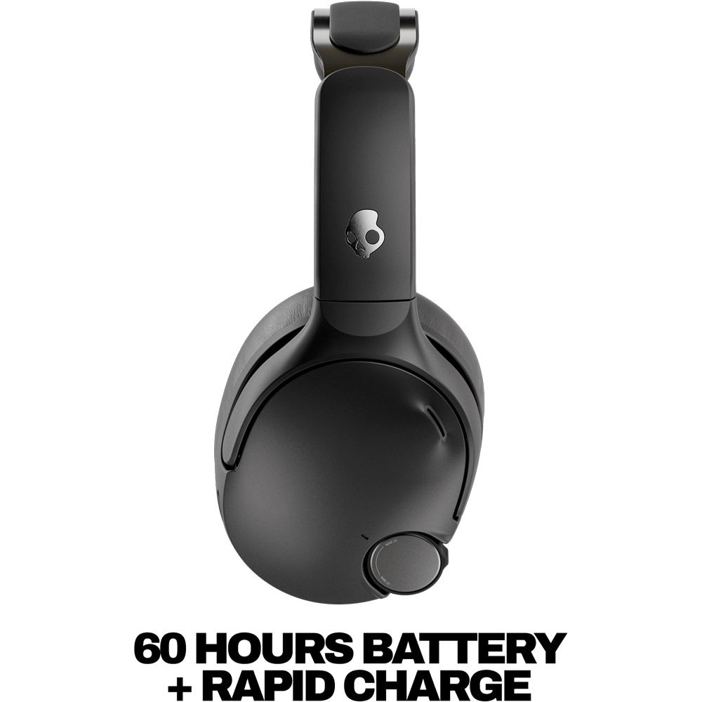 Casti SKULLCANDY Crusher 1080, Bluetooth, Over-ear, Microfon, Noise Cancelling, True Black