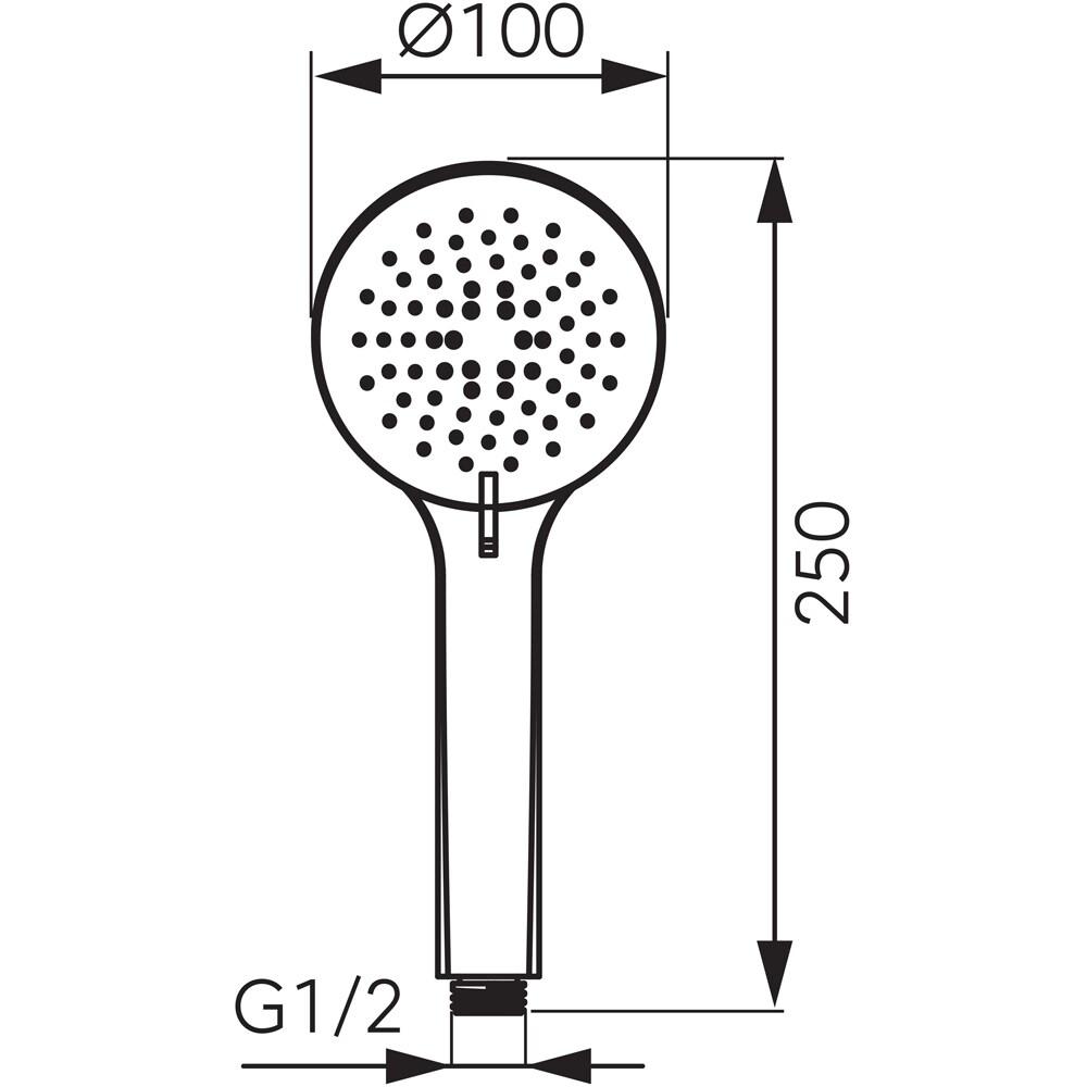 Para dus FERRO Vigo S75BL-B, 3 functii, negru