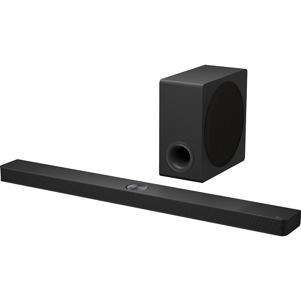Soundbar LG S90TY, 5.1.3, 570W, Subwoofer Wireless, Bluetooth, Wi-Fi, Dolby Atmos, DTS:X, negru