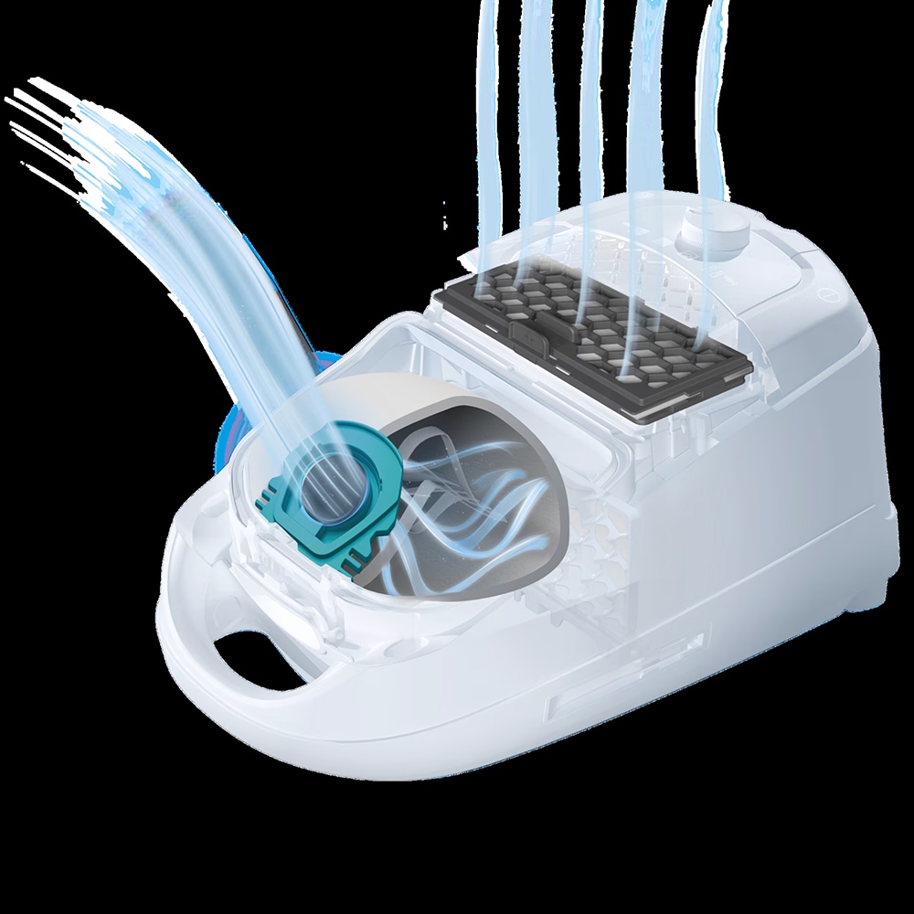 Kit aspirator MIELE HyClean Pure TU: 4 saci + filtru evacuare