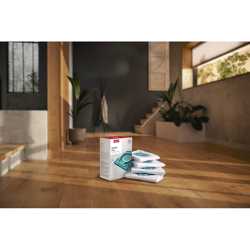 Kit aspirator MIELE HyClean Pure TU: 4 saci + filtru evacuare