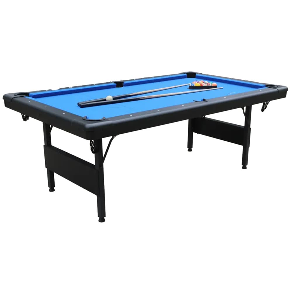 Masa de biliard ACTION ONE Event, 213 x 119 x 78 cm, negru-albastru