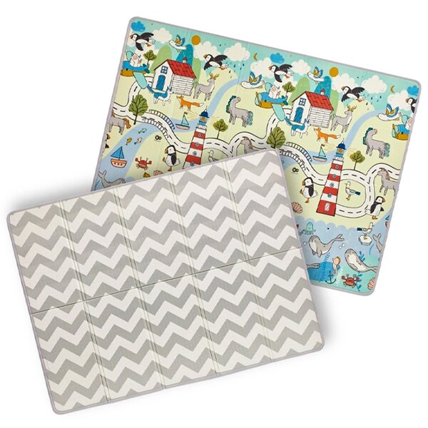 Saltea de joaca covor KINDERKRAFT Matty 2 KPMATT20000, 0 luni+, multicolor