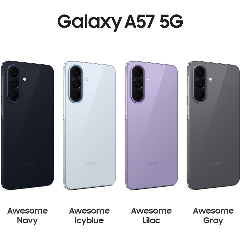 Telefon SAMSUNG Galaxy A57 5G, 512GB, 12GB RAM, Dual SIM, Awesome Navy