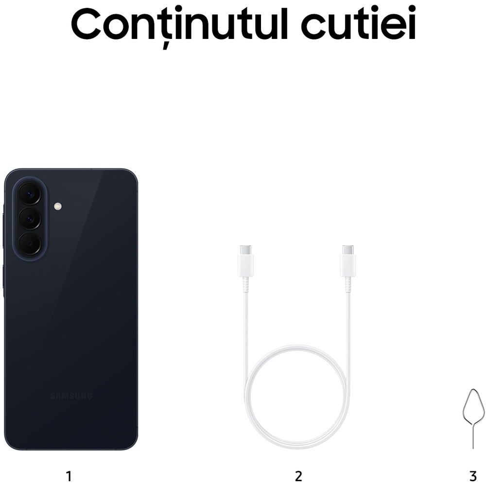 Telefon SAMSUNG Galaxy A57 5G, 512GB, 12GB RAM, Dual SIM, Awesome Navy