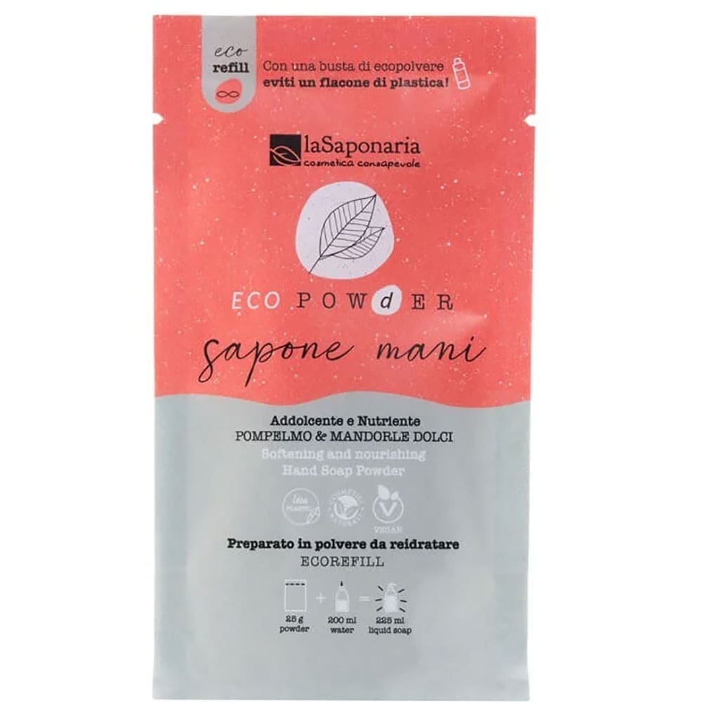 Sapun pudra LA SAPONARIA Grapefruit si Migdale dulci, 25g