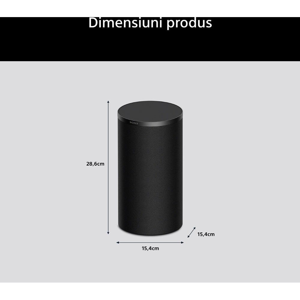 Kit surround SONY BRAVIA Theatre Rear 9 SA-RS9, 180W, Wireless, negru
