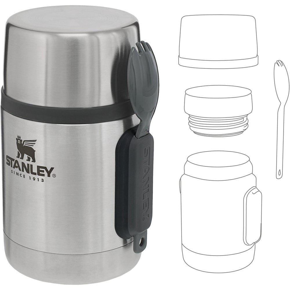 Termos mancare STANLEY Adventure, 0.53l, otel inoxidabil, argintiu