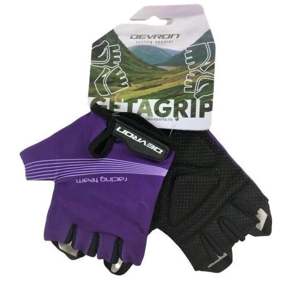 Manusi ciclism DEVRON 8542 Racing Team Lady, M, negru-violet
