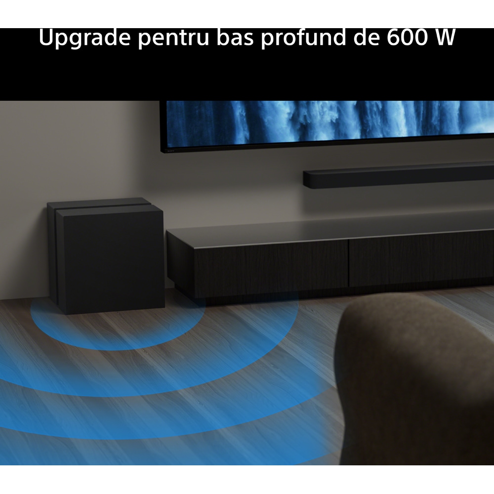 Subwoofer SONY BRAVIA Theatre Sub 9 SA-SW9, 600W, Wireless, negru