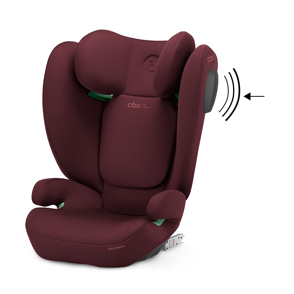 Scaun auto CYBEX Solution B3 i-fix 522003889, Isofix, 15-36kg, i-Size, rosu-negru
