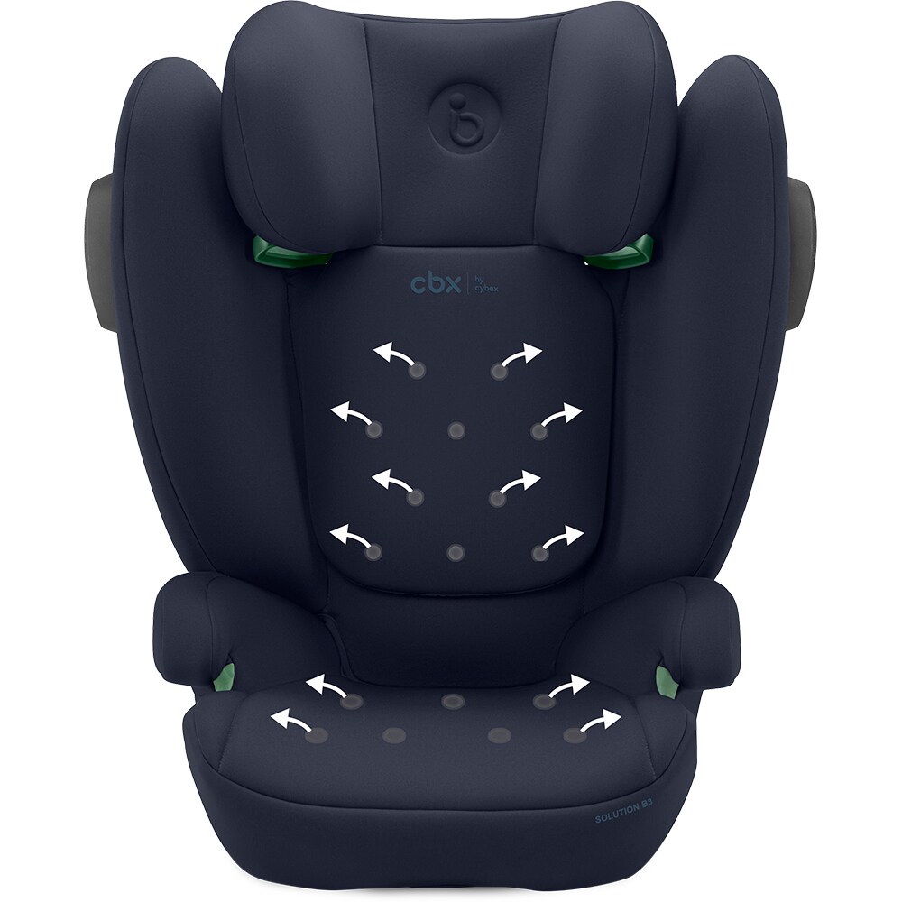 Scaun auto CYBEX Solution B3 i-fix 522003893, Isofix, 15-36kg, i-Size, bleumarin-negru