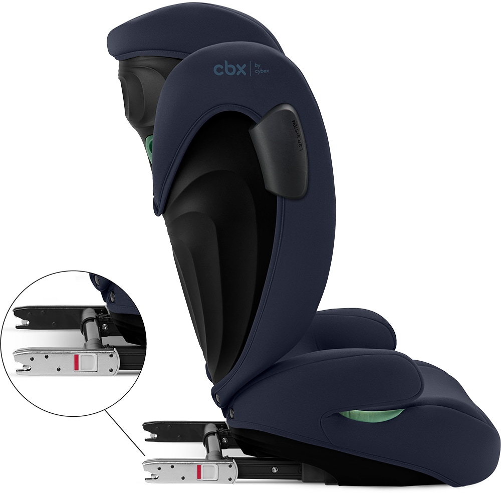 Scaun auto CYBEX Solution B3 i-fix 522003893, Isofix, 15-36kg, i-Size, bleumarin-negru