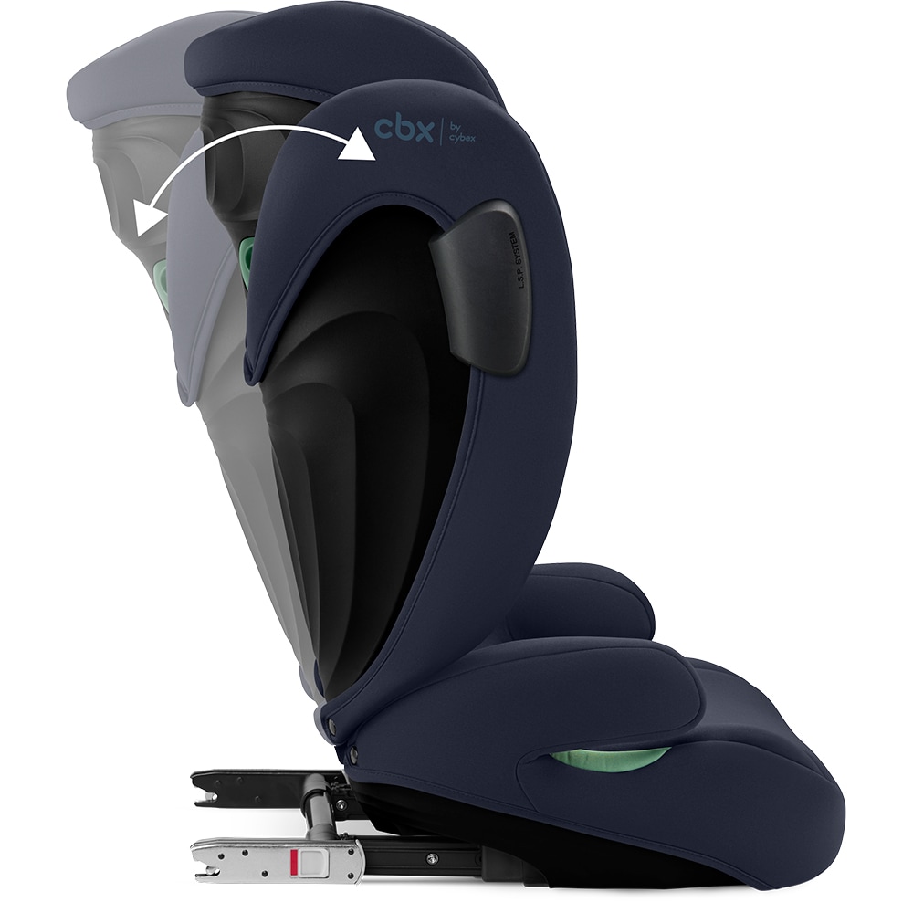 Scaun auto CYBEX Solution B3 i-fix 522003893, Isofix, 15-36kg, i-Size, bleumarin-negru